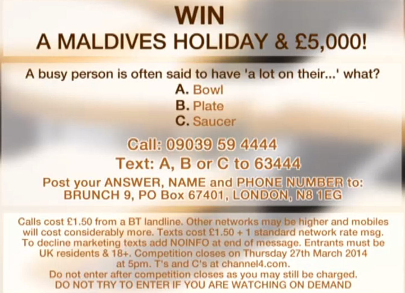 channel 4 travel competition